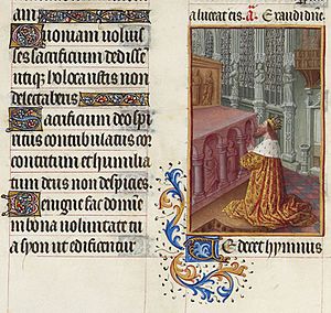 Archivo:Folio 101v - Psalm LXIV
