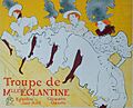 Henri de Toulouse Lautrec.Troupe de Mlle Eglantine
