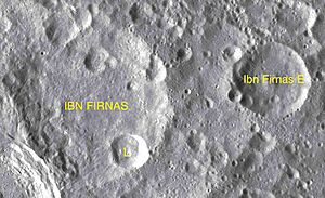 Archivo:Ibn Firnas sattelite craters map