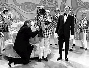 Archivo:John Wayne Tiny Tim Laugh In 1971
