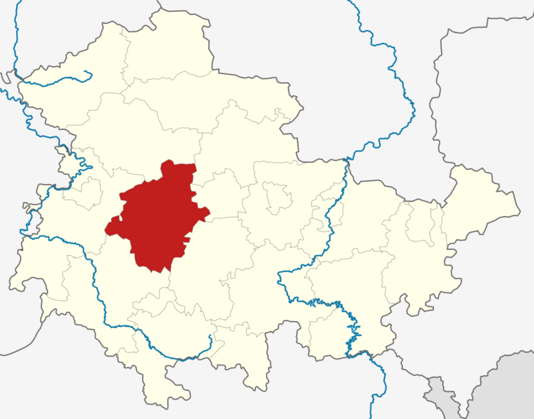 Location map GTH in Thuringia