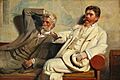 Michael Ancher - Art critics. Study - Google Art Project