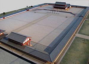 Archivo:Miniature Model of Heijo Palace Daigokuden