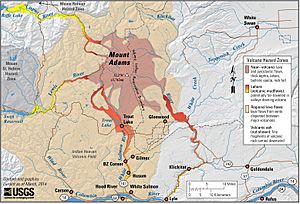Archivo:Mount Adams Volcano Hazard Zones