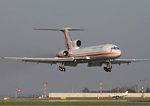 Archivo:Polish Air Force Tupolev Tu-154M Lebeda