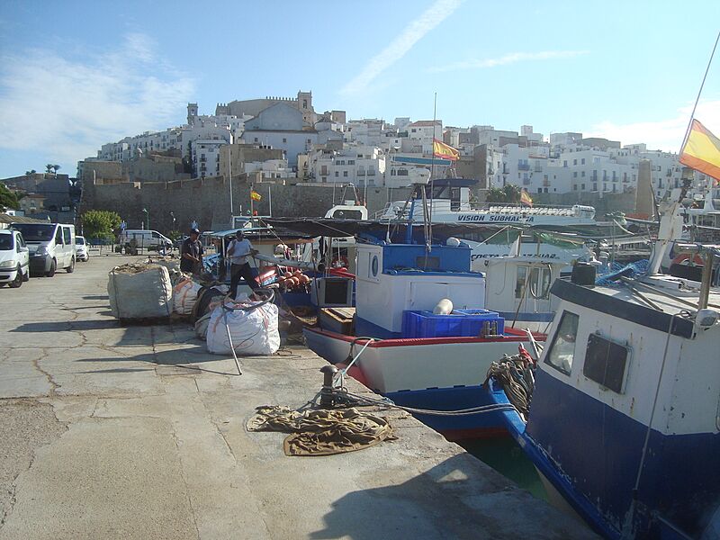 Puerto marítimo de Peñiscola (Castellón)