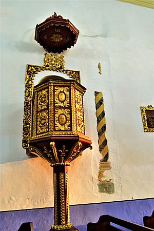 Archivo:Pulpito Ermita de Jesús Nazareno Popayán