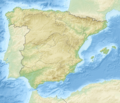 Relief Map of Spain