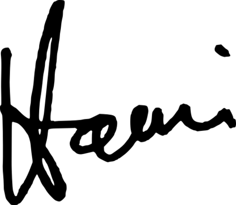 Signature of Harris Wofford