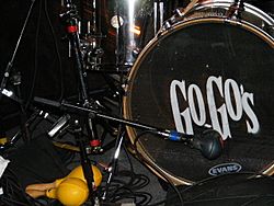 Archivo:The Go-Gos - drum with logo