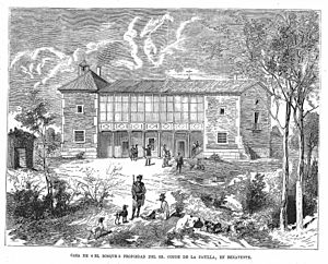Archivo:1877-12-01, El Campo, Agricultura, Jardinería y Sport, Casa de «El Bosque» propiedad del Sr. Conde de la Patilla, en Benavente