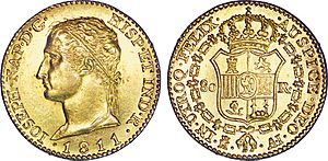 Archivo:80 Reales en or à l'effigie de Joseph Napoléon