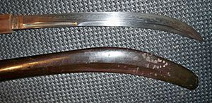 Archivo:Antique Japanese (samurai) naginata blade 4