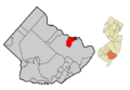Atlantic County New Jersey Incorporated and Unincorporated areas Port Republic Highlighted