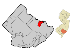 Atlantic County New Jersey Incorporated and Unincorporated areas Port Republic Highlighted.svg