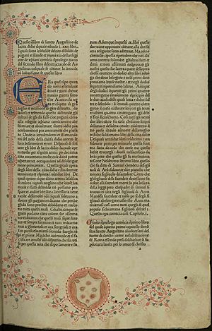 Archivo:Augustinus - De civitate Dei, circa 1483 - 434232 a1r