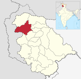 Baramulla district in Jammu and Kashmir.svg