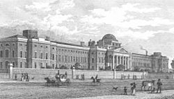 Archivo:Bethlem Hospital in St George's Fields by Thomas Shepherd