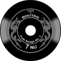 Bhutan stamp disk replica