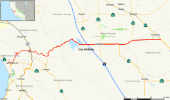 California State Route 152 Map.svg