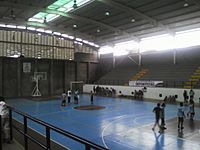 Archivo:Cancha de Futbol sala y Baloncesto del Coliseo Alberto Bejarano