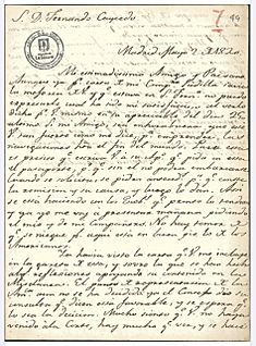 Archivo:Carta del prócer colombiano Antonio Arboleda y Arrachea