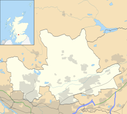 Kirkintilloch ubicada en East Dunbartonshire