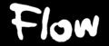 Flow Logo black background