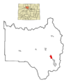 Grand County Colorado Incorporated and Unincorporated areas Tabernash Highlighted