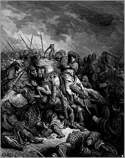 Archivo:Gustave dore crusades richard and saladin at the battle of arsuf