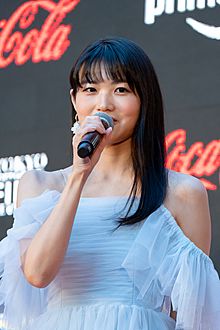 Hayami Saori from "Komada -A Whisky Family-" at Red Carpet of the Tokyo International Film Festival 2023 (53348528115).jpg
