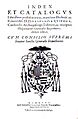 Index librorum prohibitorum