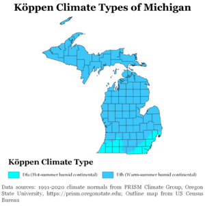 Archivo:Köppen Climate Types Michigan