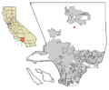 LA County Incorporated Areas Acton highlighted