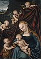 Lucas Cranach d.Ä. - Maria mit dem Kind und dem Johannesknaben (1536, Museo del Prado)