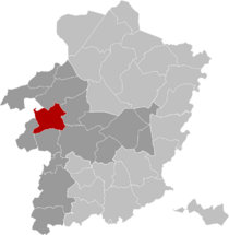 Lummen Limburg Belgium Map.svg