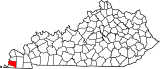 Map of Kentucky highlighting Hickman County.svg