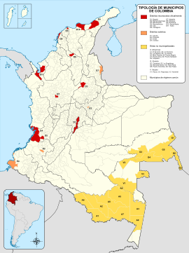 Archivo:Mapa de Colombia (tipos de municipios)