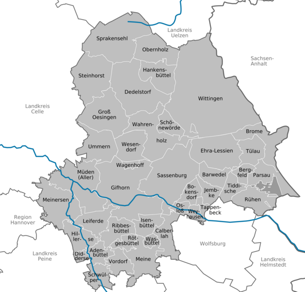 Municipalities in GF