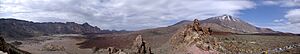 Archivo:Panorama Teide BW