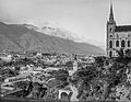 Panoramic view of Caracas, Venezuela 1900 restored version