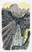 Pierre Bonnard - Quelques aspects de la vie de Paris - Rue vue d'en haut