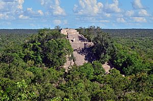 Archivo:Pirámides de Calakmul