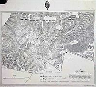 Plano simulacro militar Jura 1833 Madrid