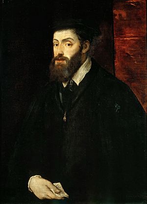 Archivo:Portrait of Emperor Charles V (Attributed to Titian)