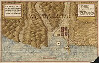 Archivo:San Sebastián de La Gomera Torriani 1590