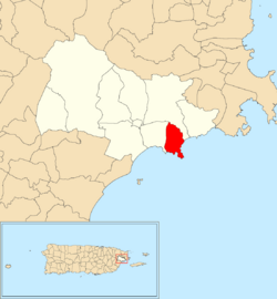 Santiago y Lima, Naguabo, Puerto Rico locator map.png