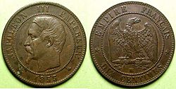 Archivo:Ten centimes 1855