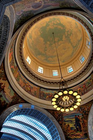 Archivo:Utah State Capitol dome interior