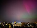 Aurora borealis Strasbourg